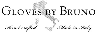 Gloves By Bruno Logo, Hand Crafted. Made in Italy.