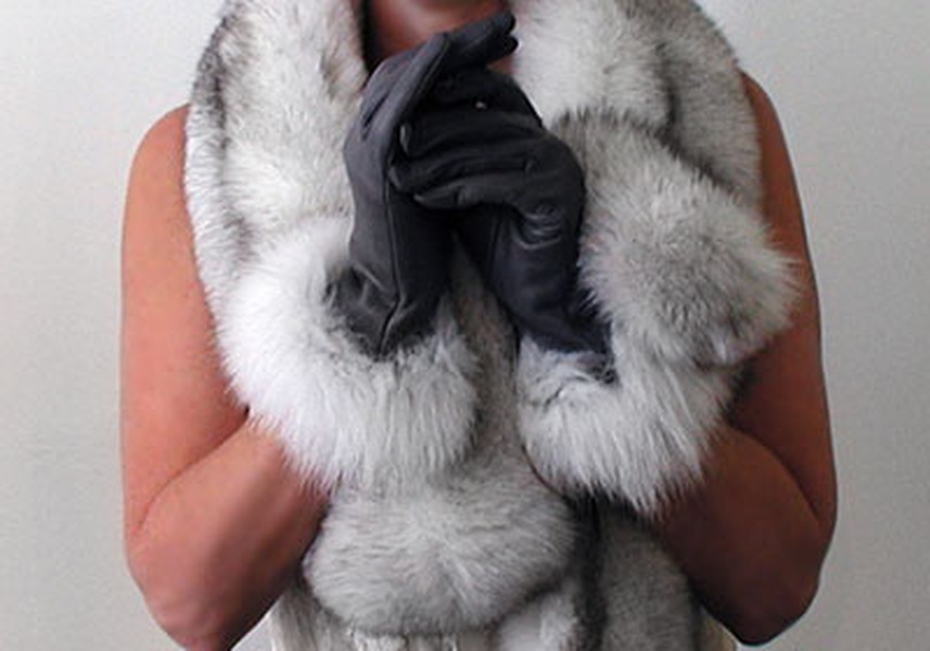 Fur Scarf (White Fox)